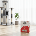Scatola di lettiera agglomerante per gatti inodore Cat's White da 6 L