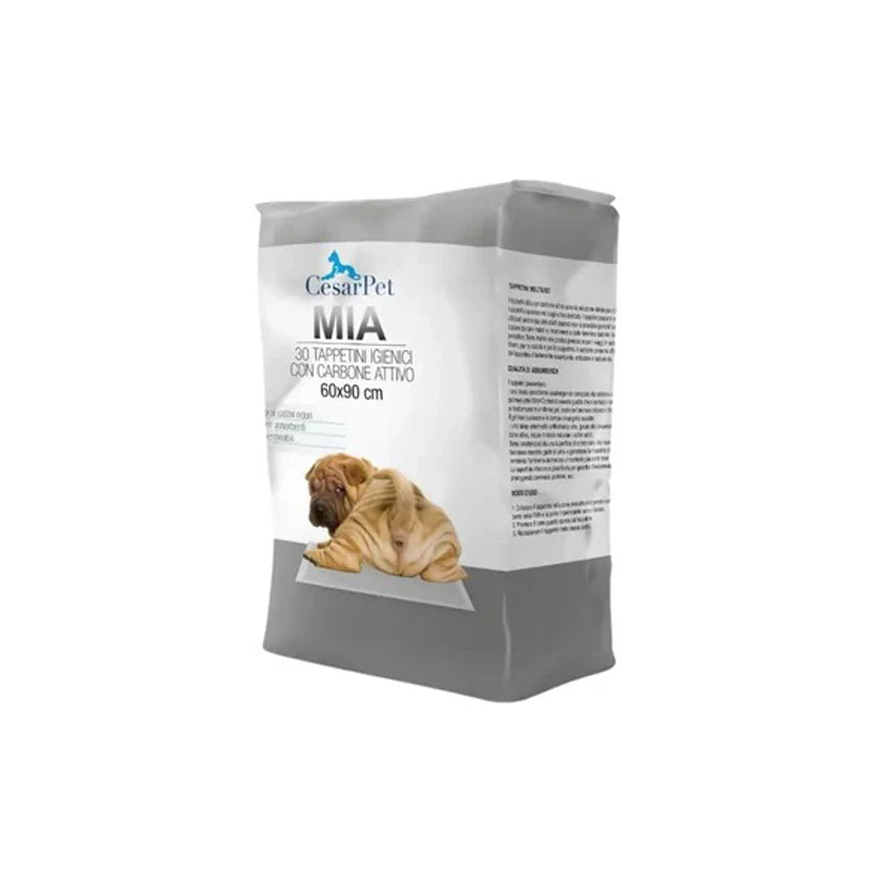 Busta da 30 tappetini igienici con carbone attivo 60x90 cm Mia