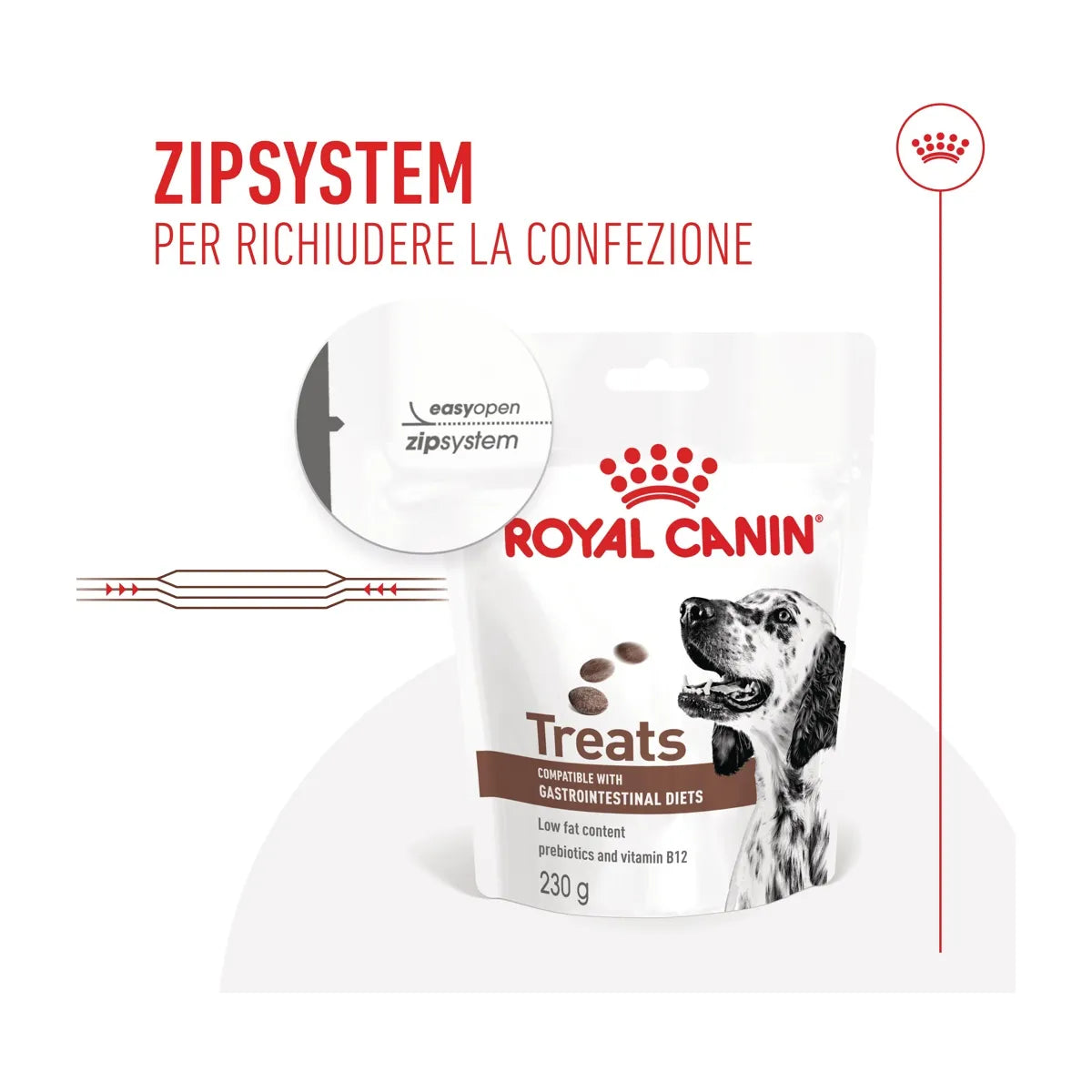 Busta di snack gastrointestinali per cani Royal Canin Gastrointestinal Treats