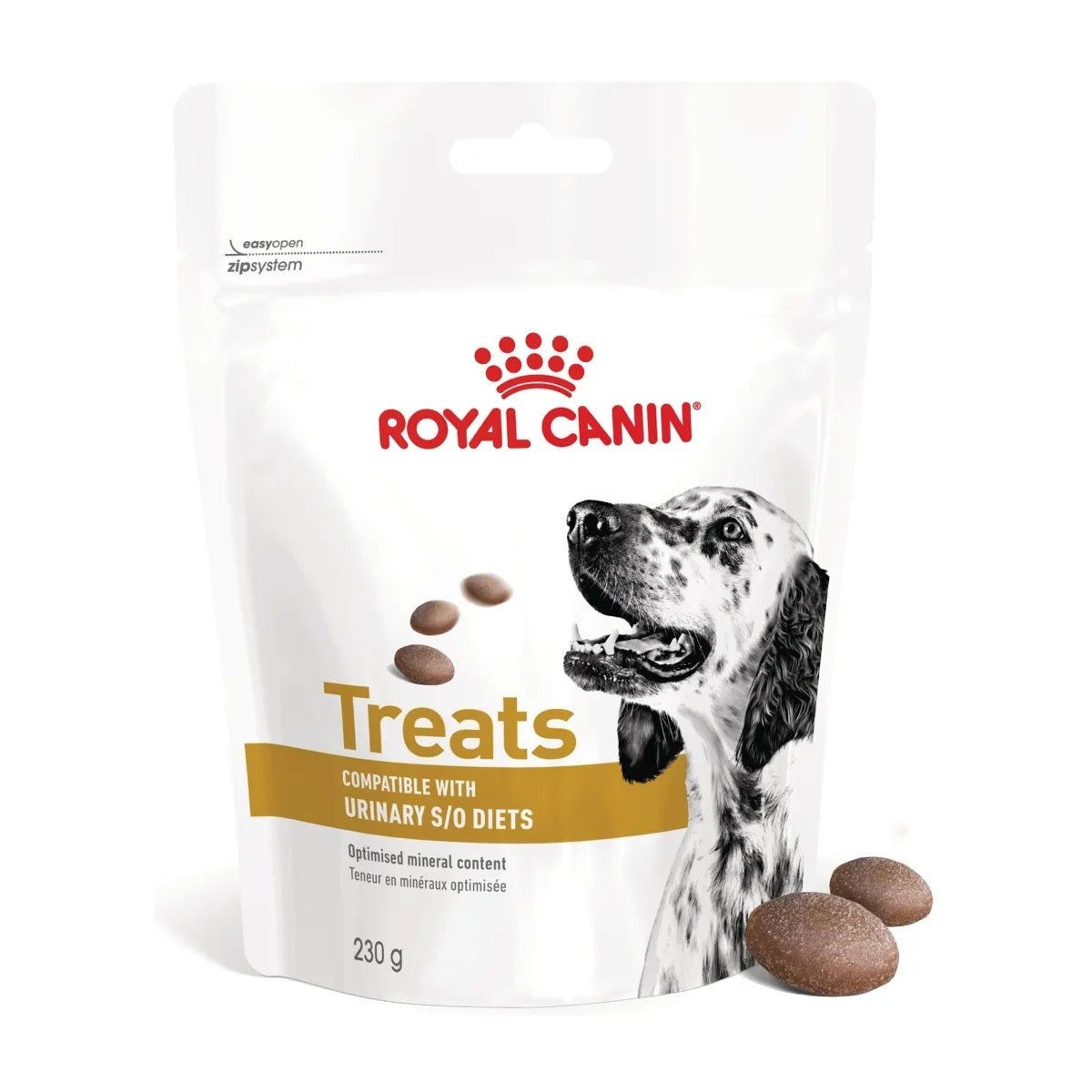 Bustina di snack per cani con problemi urinari Royal Cani Treats Urinary 230 g