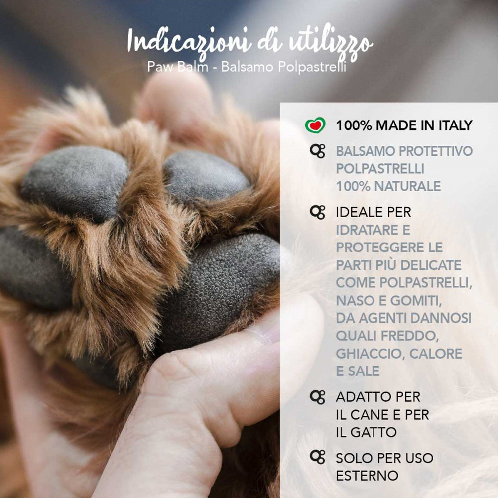 Vasetto di balsamo per zampe, naso e gomiti per cani e gatti Yuup Paw Balm da 40 g